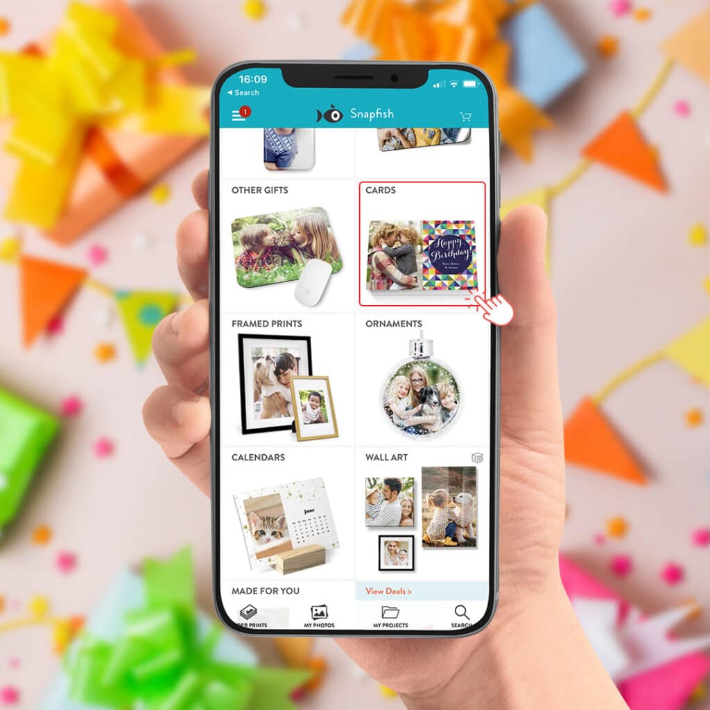 Step 1: Select Card Category