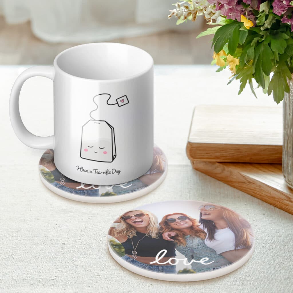 These Round Coasters Make Great Affordable Gifts, Party Favours & Stocking Stuffers