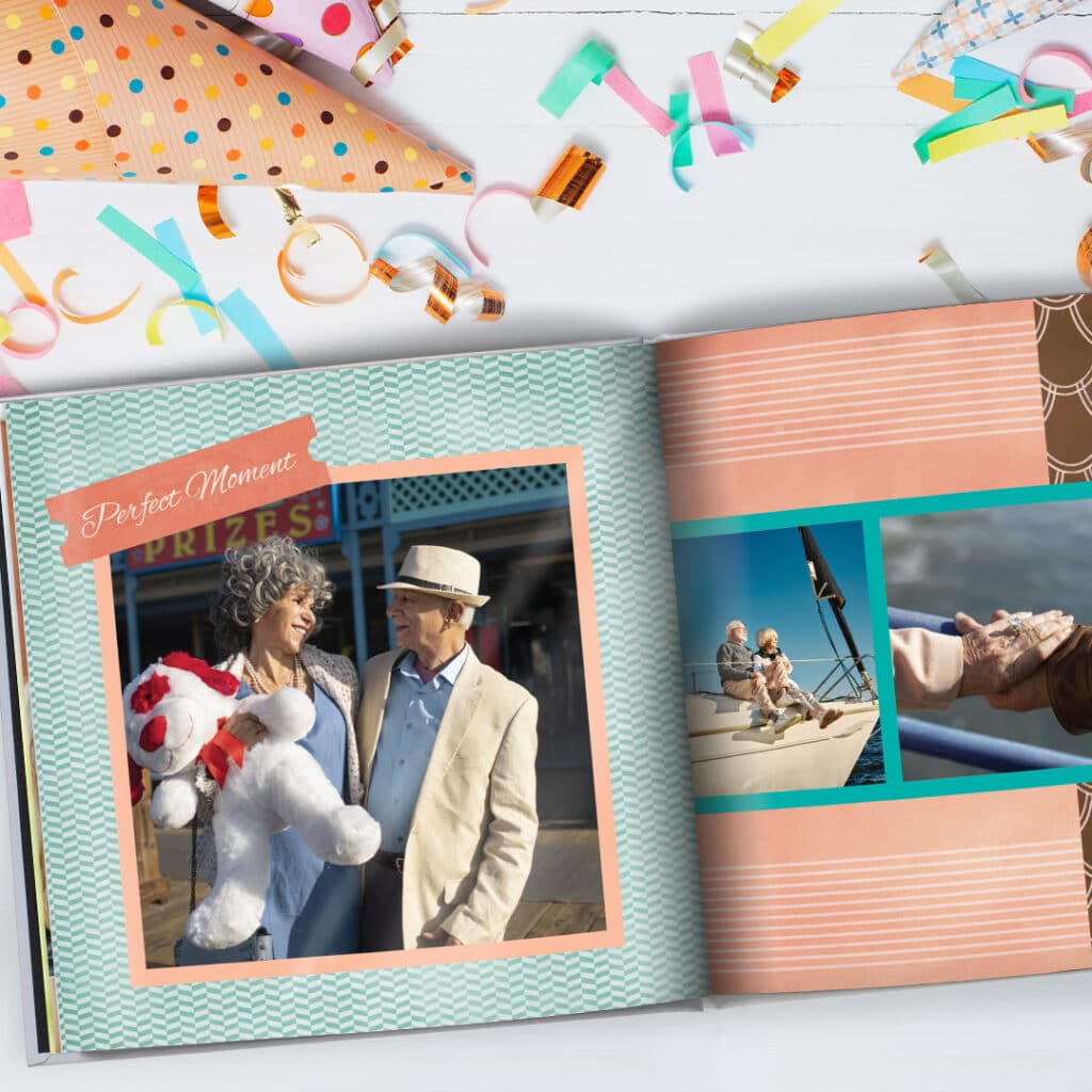 Photobook on a desk
