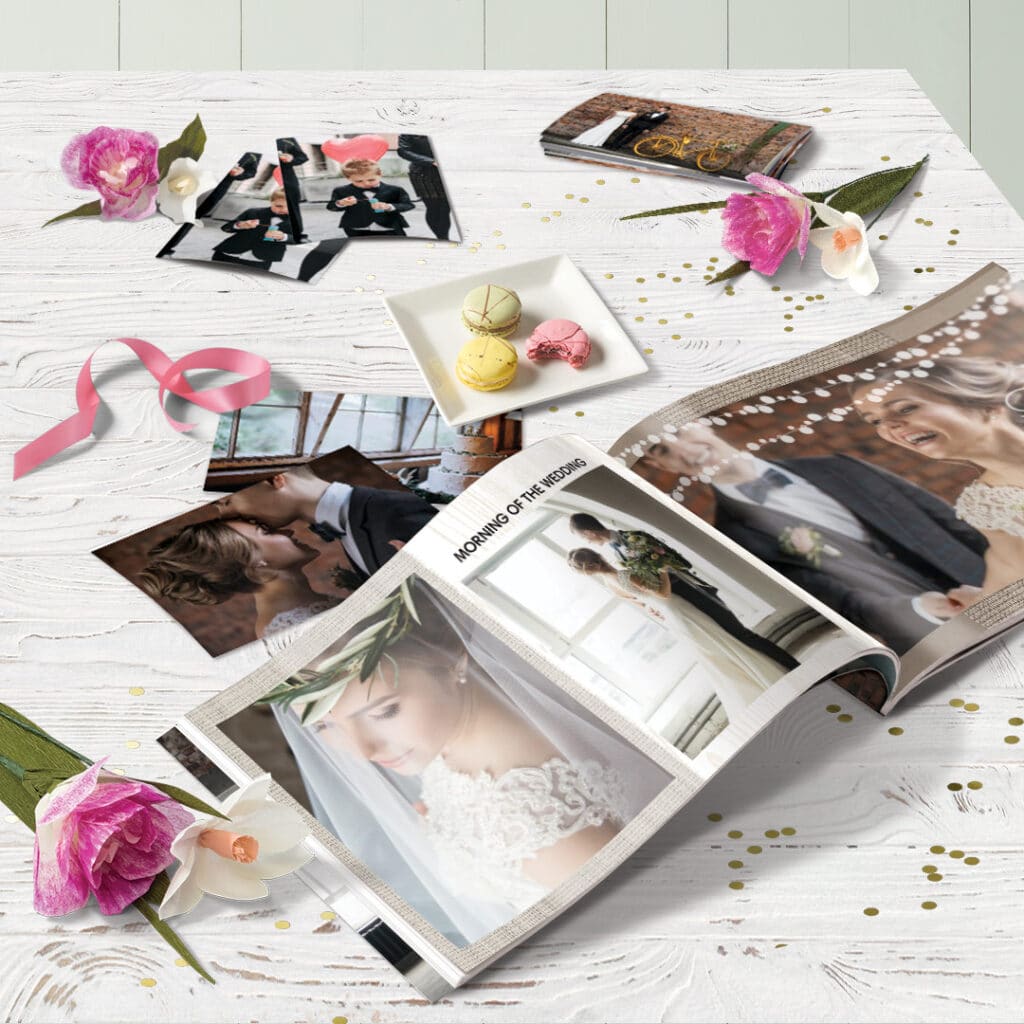 mini photo books make perfect wedding thank you gifts