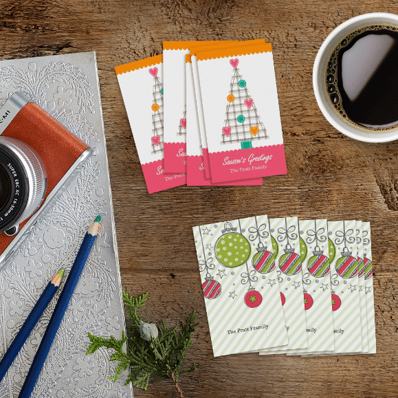 Fun gift tags idea using Snapfish Business Cards