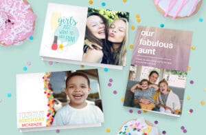 Customised card sentiment to the personalised card imagery