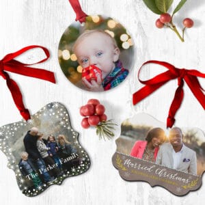 photo christmas tree ornaments