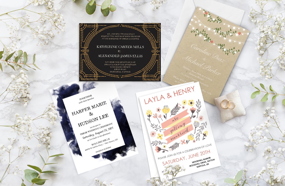Customised Wedding Invitation Perfection Snapfish IE