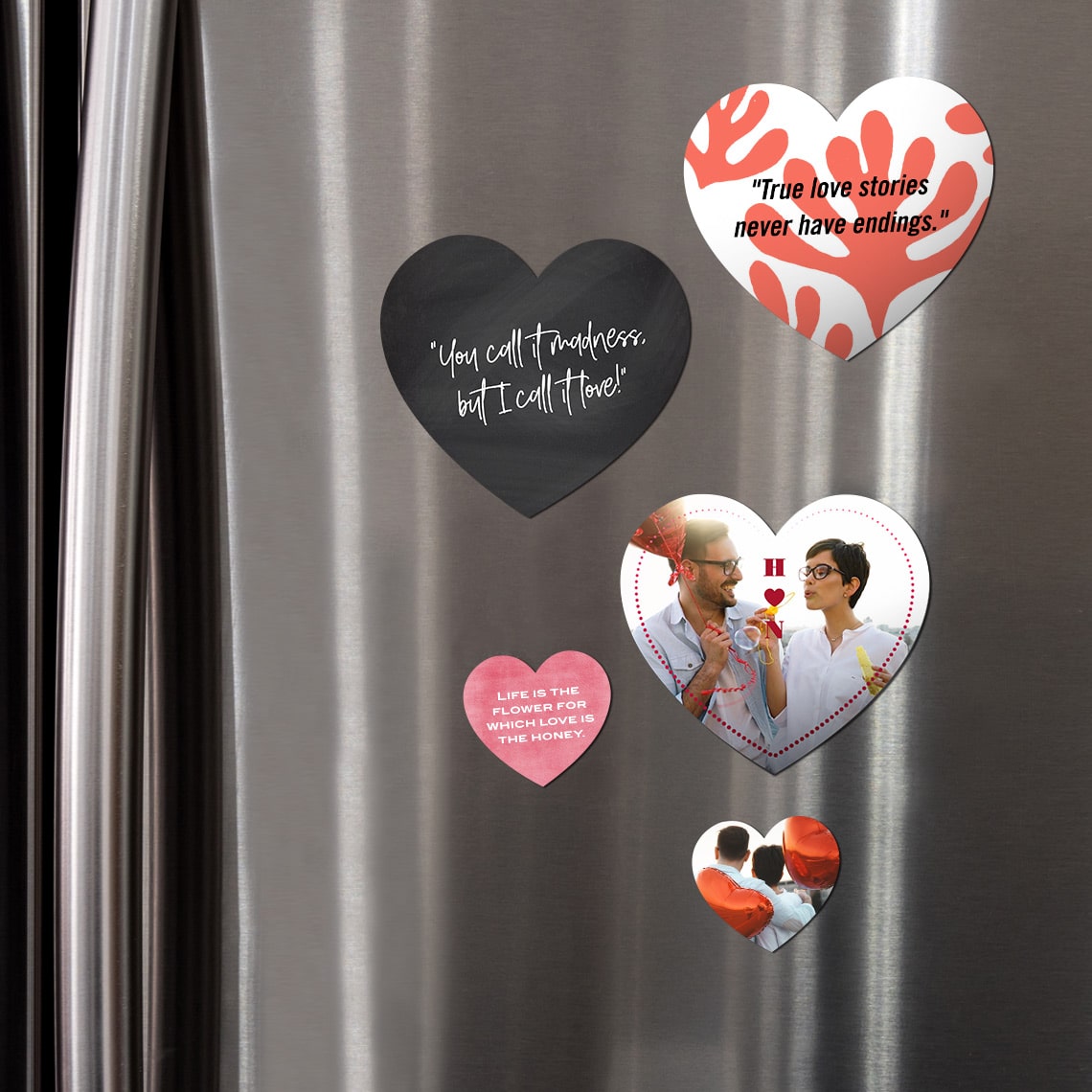 New Custom Heart Photo Magnets | Snapfish IE
