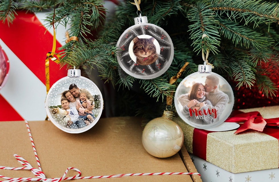 Personalise Christmas Baubles With Photos Snapfish IE