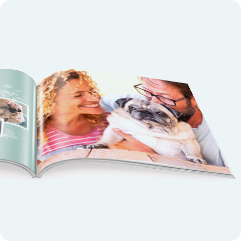 A4 Softcover Glossy Page Book